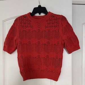 Vero Moda Red Knit Women's Sweater
